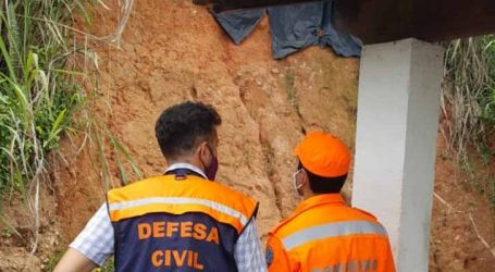 Bombeiros e Defesa Civil vistoriam locais com maior risco de deslizamento de terra em Pará de Minas