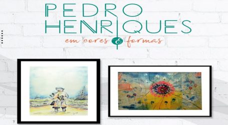 Pedro Henriques mostra todo seu talento em exposição com desenhos e pinturas na Estação Cultural