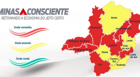 Pará de Minas segue na onda amarela do Minas Consciente; duas regiões regridem para fase mais restritiva do plano