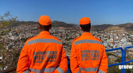 Corpo de Bombeiros realiza operação em Pará de Minas e região para prevenir incêndios em áreas verdes