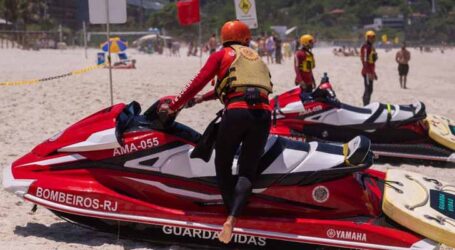Aumenta número de resgates feitos por bombeiros nas praias do Rio de Janeiro