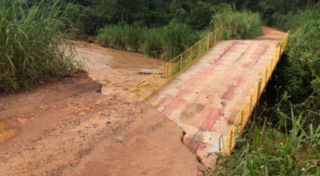 Parceria Público-Privada vai reconstruir ponte na estrada de acesso a comunidade de Limas de Pará de Minas