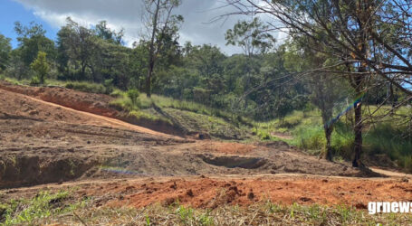 GRNEWS TV – Continuam obras para construção de talude na Serra do Cristo Redentor