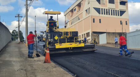 Asfaltamento interligando bairros Belvedere e Dom Bosco proporcionará mais segurança no trânsito