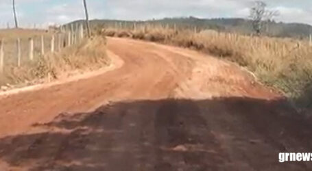 GRNEWS TV – Asfaltamento da estrada de acesso a Gorduras deve ser concluído antes do prazo previsto