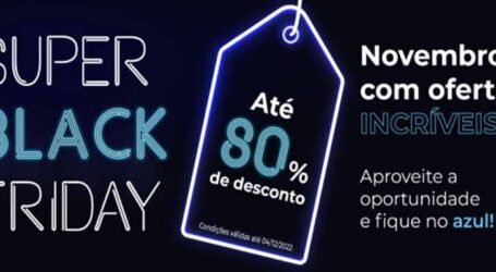 Super Black Friday Águas de Pará de Minas oferece descontos de até 80% para clientes com conta em atraso