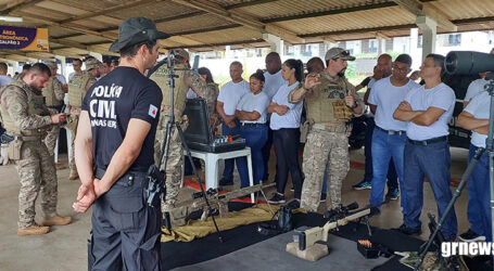 Armamento pesado e muito conhecimento durante evento de formação da Guarda Civil Municipal de Pará de Minas