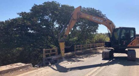 Começa a construção de ponte sobre o rio Jacaré entre Lagoa da Prata e Moema