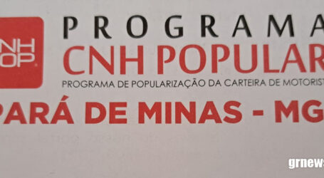 GRNEWS TV: Auto Escola Nacional traz a Pará de Minas pela 10ª vez o Programa CNH Popular