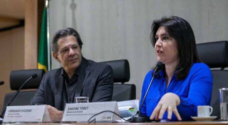 Fernando Haddad e Simone Tebet querem acelerar agenda de corte de gastos