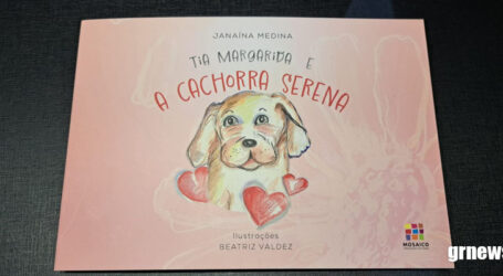 GRNEWS TV: Janaína Medina lança o livro “Tia Margarida e a cachorra Serena” sobre como um animal dá afeto e consolo ao ser humano