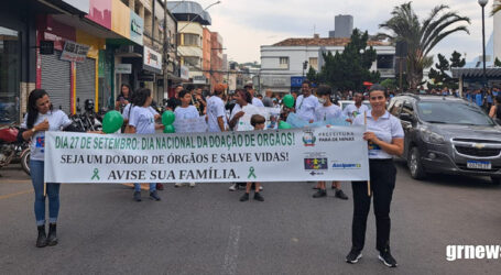 GRNEWS TV: Caminhada em Pará de Minas alerta sobre a importância da doação de órgãos para salvar vidas