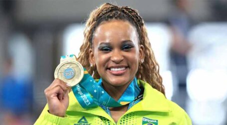 Rebeca Andrade conquista mais um ouro nos Jogos Pan-Americanos
