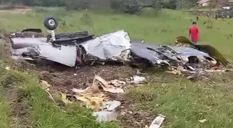 Avião cai no Sul de Minas Gerais e mata sete pessoas