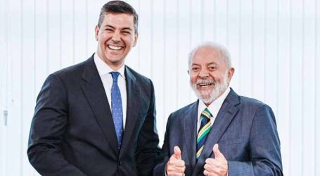 Lula e presidente do Paraguai discutem tarifa da energia de Itaipu e outros assuntos em Brasília