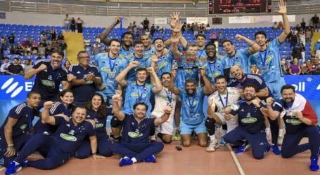 Cruzeiro conquista torneio Sul-Americano de Clubes de vôlei masculino