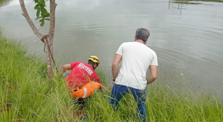 GRNEWS TV: Corpo de homem é resgatado pelos bombeiros em lagoa no Parque do Bariri II