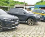 Dois suspeitos presos e recuperados veículos de luxo avaliados em R$ 450 mil