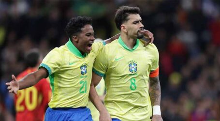 Brasil e Espanha empatam em Madri