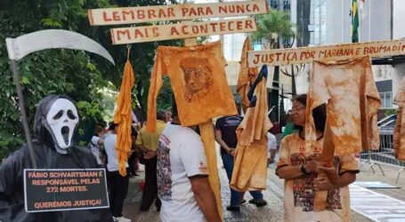 Protesto em Belo Horizonte contesta possível habeas corpus a ex-presidente da Vale