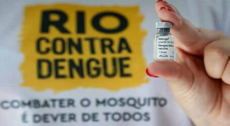 Quase 15% das vacinas contra a Dengue distribuídas aos municípios já foram aplicadas