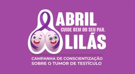 Campanha Abril Lilás alerta sobre o câncer de testículo