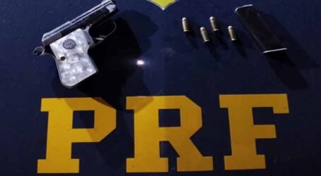 PRF prende caminhoneiro em Betim com pistola carregada e munições