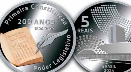 Banco Central libera 4 mil unidades de moeda de 200 anos da Constituição de 1824