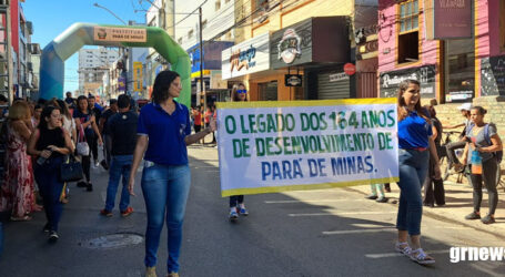 GRNEWS TV: Pará de Minas celebra 164 anos e Elias Diniz destaca que o município tem muito o que comemorar