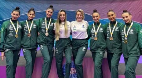 Brasil conquista três ouros na etapa de Portugal da Copa do Mundo de Ginástica Rítmica
