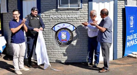 Pará de Minas inaugura Ponto de Apoio da Guarda Civil Municipal no Parque do Bariri