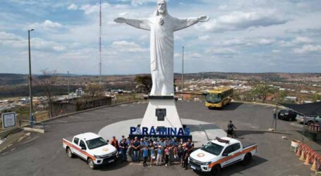 O futuro da proteção civil começa na escola. Estudantes de Pará de Minas vivenciam aulas a céu aberto sobre prevenção de riscos