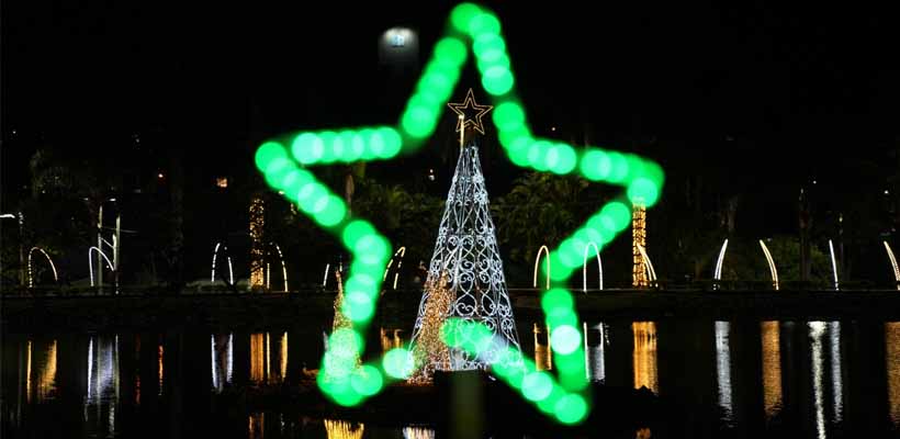Natal Verde transforma Parque do Bariri em espetáculo de luzes e emoção em Pará de Minas