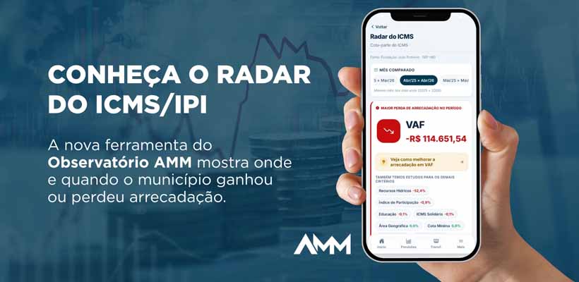 Observatório AMM ganha nova funcionalidade de análise do ICMS/IPI
