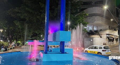 Fonte luminosa: monumento histórico de Pará de Minas ganha nova vida e reforça planos de requalificação do centro urbano