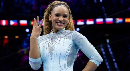 Rebeca Andrade é tricampeã no Mundial de Ginástica na Holanda